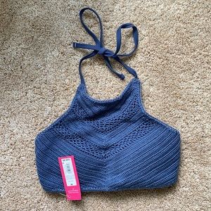 NEW W/ TAGS Xhilaration Halter Bikini Top